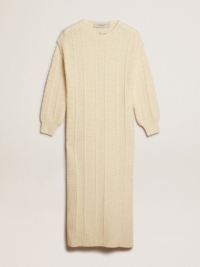 Golden Goose - Wool Dress With Embroidery On The Back