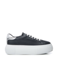 BSoleful B.Kendri Black Silver Leather