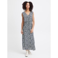 ICHI  Total Eclipse Paisley Marrakech Dress