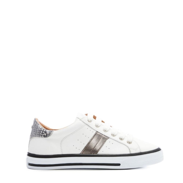 Moda In Pelle Alberry White - Pewter Leather 37 Size: EU 37 / UK 4