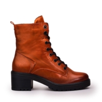 Moda In Pelle Bellzie Dark-Orange Leather