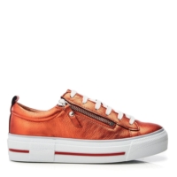 Moda In Pelle Filician Orange Metallic Leather