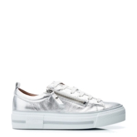 Moda In Pelle Filician Silver Metallic Leather