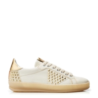 Moda In Pelle Filipia White-Gold Leather