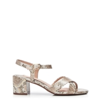 Moda In Pelle Lotsie Natural Snake Print