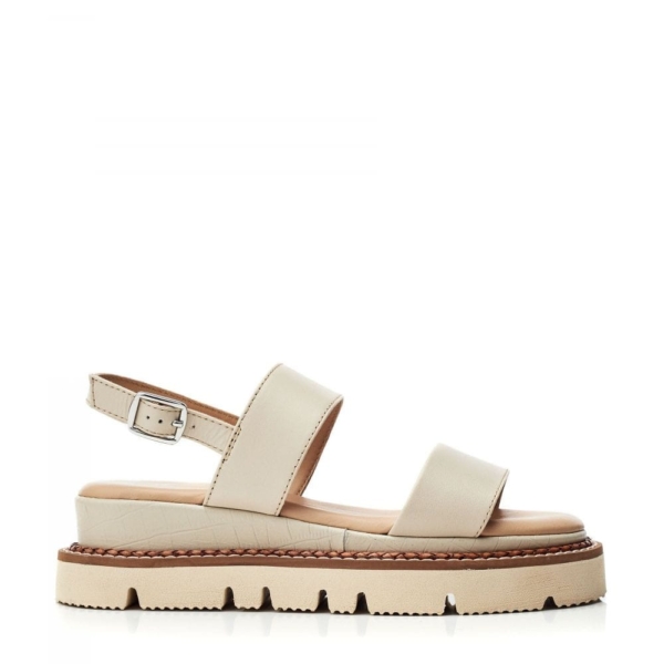 Moda In Pelle Nilania Off White Leather 37 Size: EU 37 / UK 4