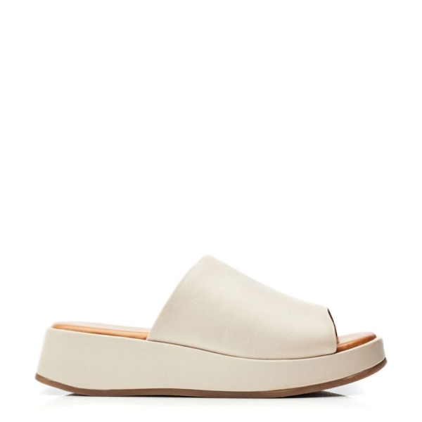 Moda In Pelle Orolia Off White Leather 37 Size: EU 37 / UK 4