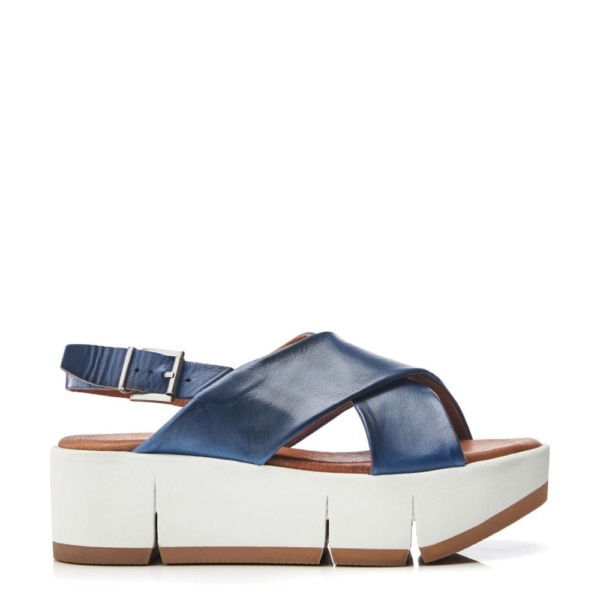 Moda In Pelle Ritika Blue Leather 37 Size: EU 37 / UK 4