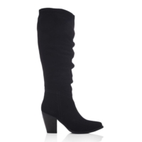 Moda In Pelle Seleste Black Suede