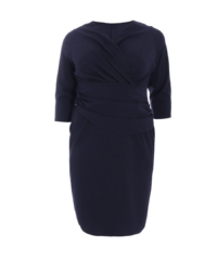 Quiz Womens Curve Navy Scuba Midi Dress – Blue – Size 22 UK