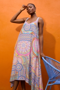 Sahara Circle Mandala Sleeveless Dress