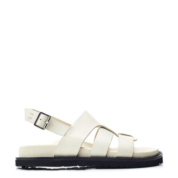 Shoon Sh Lonnie Off White Leather 37 Size: EU 37 / UK 4