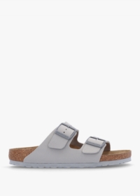 BIRKENSTOCK Arizona Birko-Flor Stone Coin Two Bar Mules Colour: Gre, S