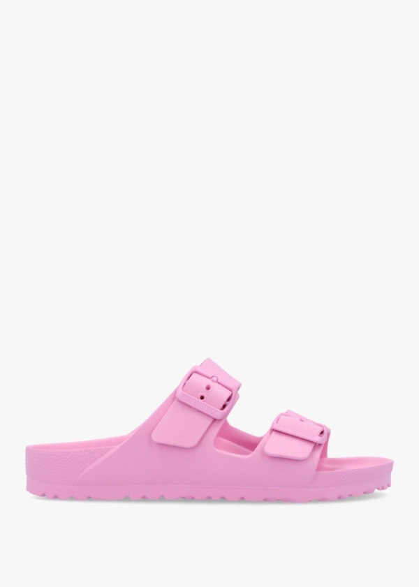 BIRKENSTOCK Arizona EVA Fondant Pink Two Bar Mules Size: 41