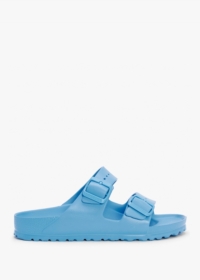 BIRKENSTOCK Arizona EVA Sky Blue Two Bar Mules Size: 41, Colour: Blue