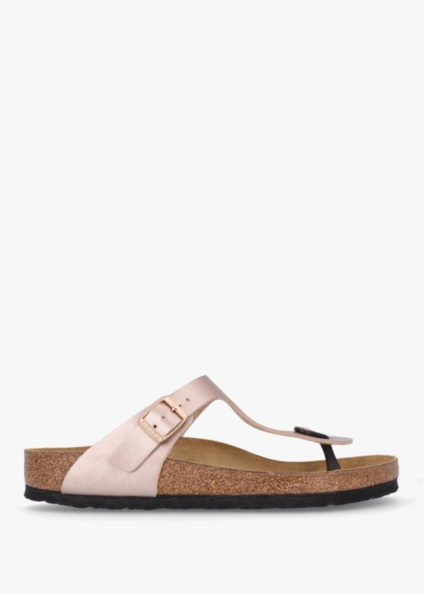 BIRKENSTOCK Gizeh Copper Birko-Flor Sandals Colour: Bze