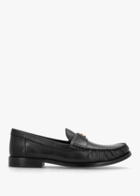 COACH Jolene Black Leather Loafers Size: 8, Colour: Black Leather