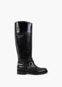 DANIEL Nospur Black Leather Stirrup Ridding BootsR Colour: Black Leath