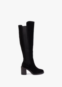 DANIEL Seety Black Suede Knee Boots Size: 37, Colour: Black Suede