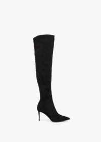 DANIEL Stret Black Over The Knee Boots Size: 36, Colour: Black Suede