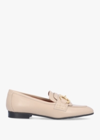 EVALUNA Compact Taupe Leather Loafers Size: 40, Colour: Taupe Leather
