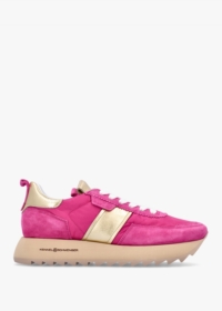 KENNEL & SCHMENGER Pitch Pop Pink Suede Trainers Size: 39, Colour: Pin