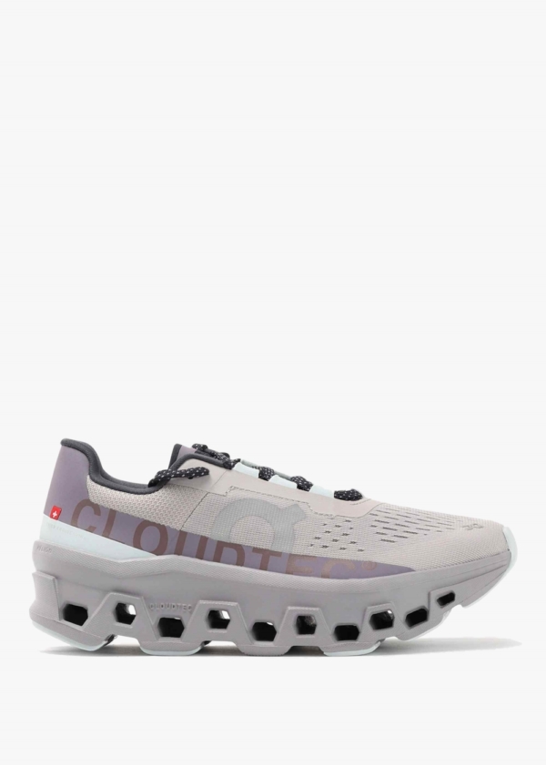 ON RUNNING Cloudmonster Pearl Arctic Trainers Size: 7