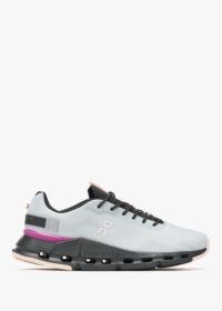 ON RUNNING Women's Cloudnova Form Glacier Aurora Trainers In Grey Mult