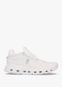 ON RUNNING Cloudnova Undyed White White Trainers Colour: Wte, Size: 8