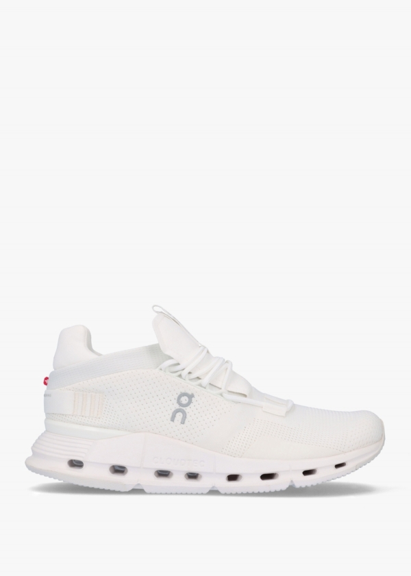 ON RUNNING Cloudnova Undyed White White Trainers Colour: Wte