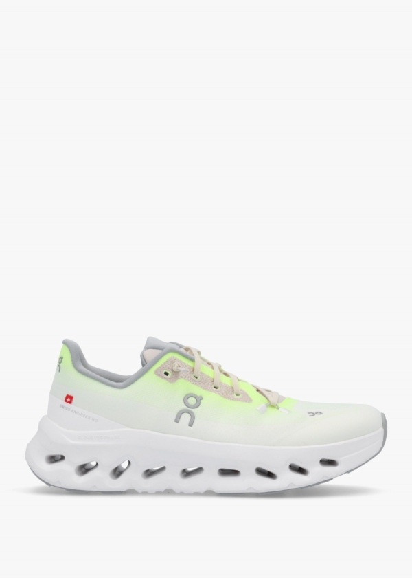 ON RUNNING Womens Cloudtilt Lime Ivory Trainers Colour: Wte