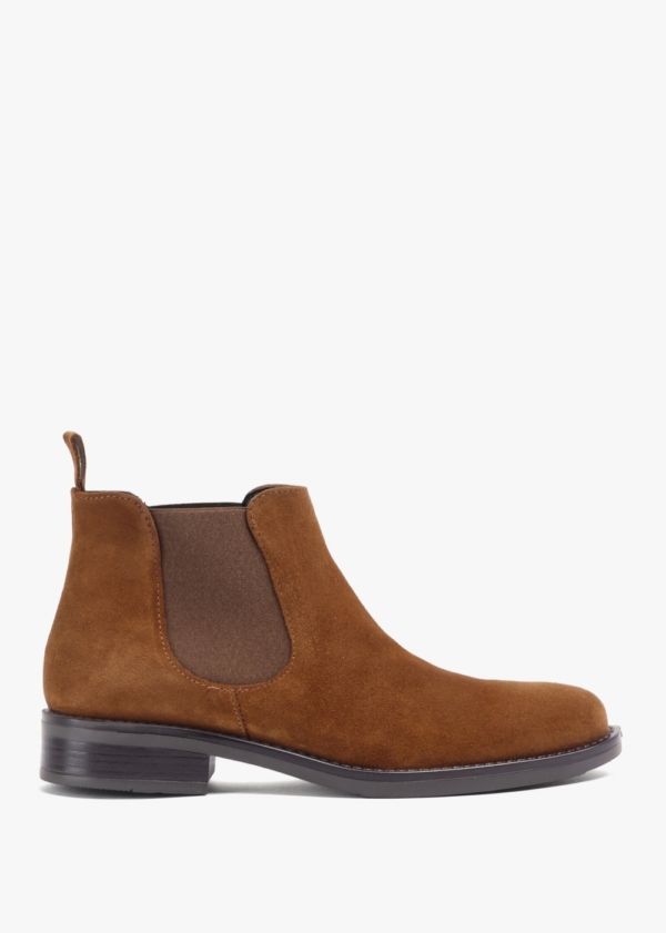 RIZZOLI Lowly Tan Suede Chelsea Boots Size: 37