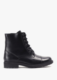 RIZZOLI Lula Black Leather Lace Up Ankle Boots Colour: Black Leather,