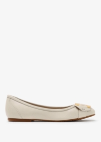 SEE BY CHLOE Chany White Ballet Flats Size: 5, Colour: White Fabric