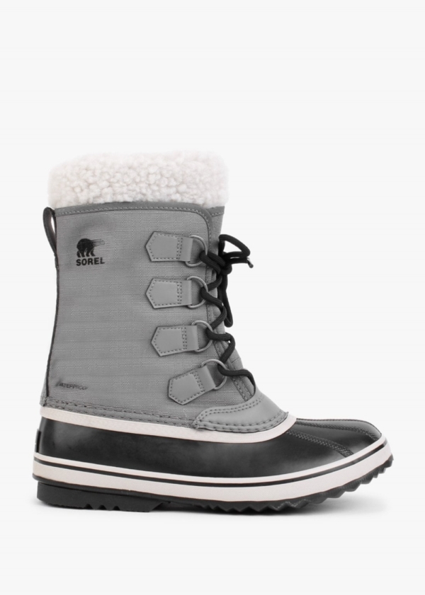 SOREL Winter Carnival Quarry Black Boots Size: 5