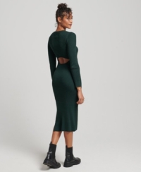 Superdry Backless Knitted Midi Dress