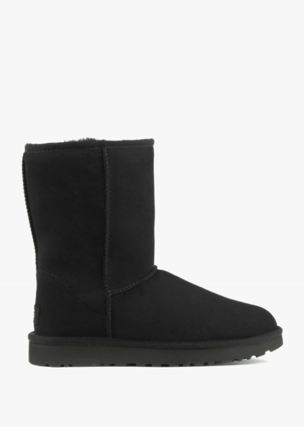 UGG Classic Short II Black Twinface Boots Size: 37