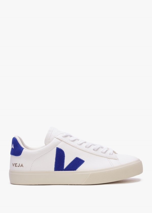 VEJA Campo Chromefree Leather Extra White Paros Trainers Size: 38