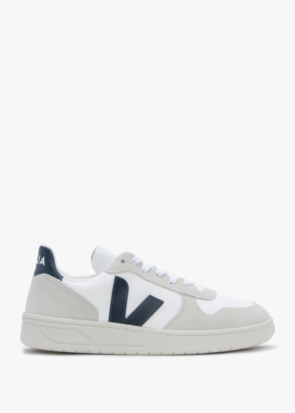 VEJA V-10 B-Mesh White Nautico Trainers Size: 37