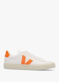 VEJA Women's Campo Chromefree Leather Extra White Fury Trainers Size: