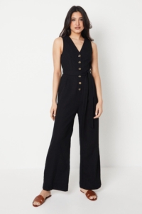 Dorothy Perkins Womens Tie Waist Jumpsuit