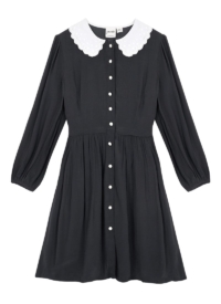 Joanie Clothing Wednesday Contrast Collar Mini Dress –  UK 26