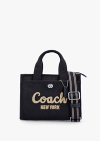 COACH Cargo 26 Black Canvas Tote Bag