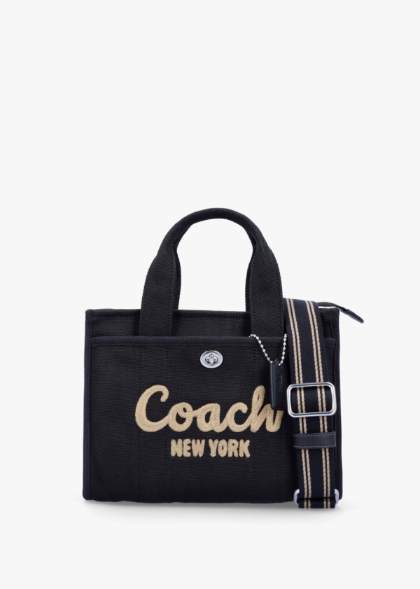 COACH Cargo 26 Black Canvas Tote Bag Size: One Size