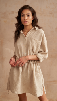 Charli CAMILLE DRESS – PUTTY