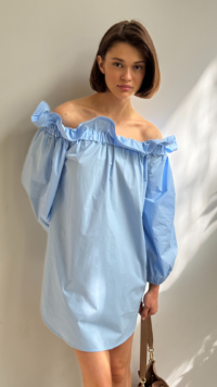 Charli ORIANNE COTTON DRESS – SKY BLUE