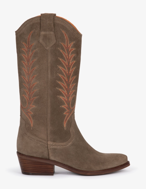 Penelope Chilvers Goldie Embroidered Cowboy Boot