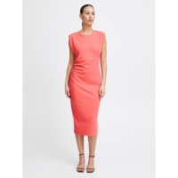 ICHI  Calypso Coral Katine Dress