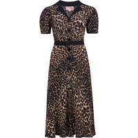 The “Charlene” Shirtwaister Dress in Leopard Print, True 1950s Vintage Style