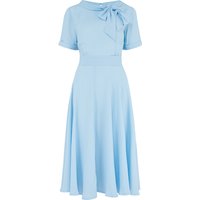 “Cindy” Dress in Powder Blue by The Seamstress Of Bloomsbury, Classic 1940s Vintage Inspired Style